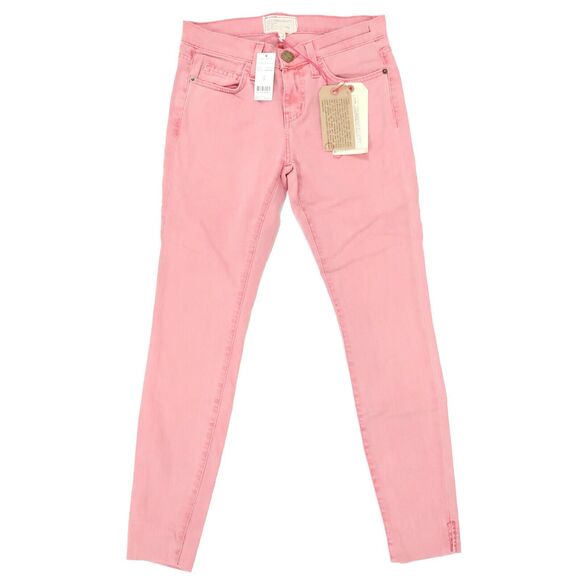 Current/Elliott The Side Slit Stiletto Jeans in Faded Red (Pink) Sz 24 NWT $208 - Picture 5 of 11